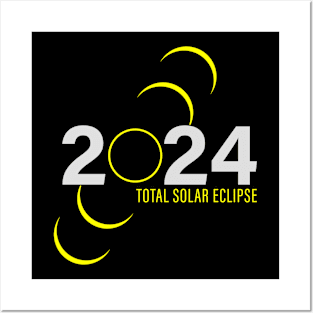 2024 TOTAL SOLAR ECLIPSE Posters and Art